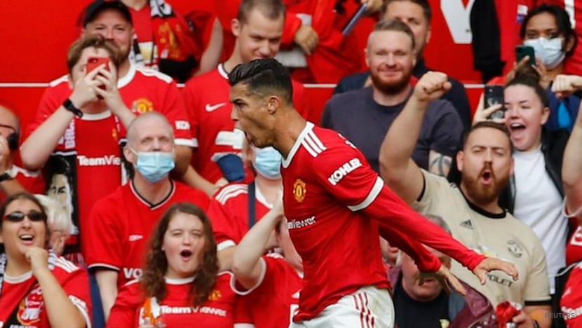 Football:
Ronaldo debut double as Man Utd thrash Newcastle to go top Football:
Ronaldo debut double as Man Utd thrash Newcastle to go top