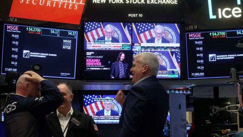 Stocks, bond yields fall as Fed, with eye on inflation, signals pause Stocks, bond yields fall as Fed, with eye on inflation, signals pause