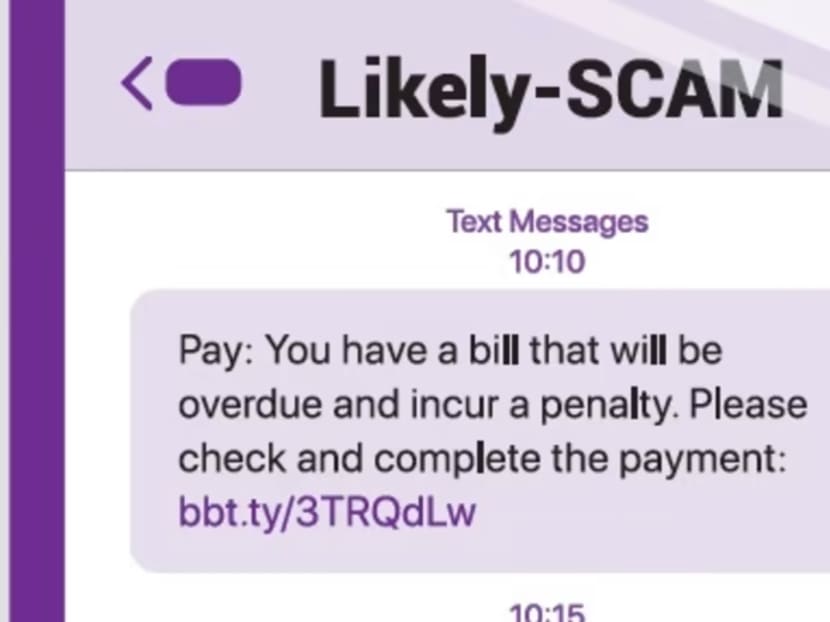 An example of what a "Likely-SCAM" SMS would look like. An example of what a "Likely-SCAM" SMS would look like.