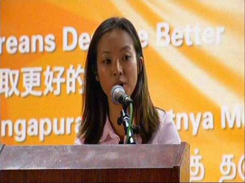 NSP's Kevryn Lim makes maiden rally speech