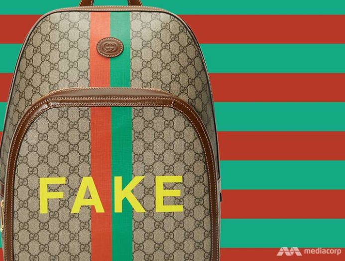 real vs fake gucci backpack