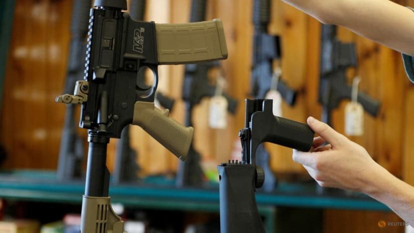 US Supreme Court rejects challenge to ban on gun 'bump stocks' US Supreme Court rejects challenge to ban on gun 'bump stocks'