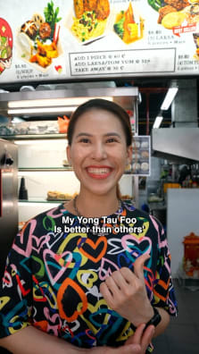 This Vietnamese hawker sells yong tau foo her way: with richer flavours! 😋! Link in bio to read more
 
📍Yixin Yong Tau Foo
31 Woodlands Cl,
Woodlands Horizon,
#01-30, S737855
 
https://tinyurl.com/yn2dfv2t