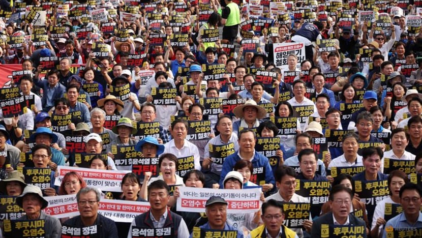 South Korean protesters call for government action on Fukushima water