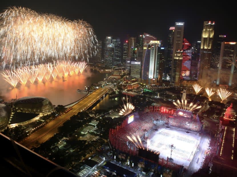 A 2019 file photo of the National Day Parade, which was held at the Padang that year. A 2019 file photo of the National Day Parade, which was held at the Padang that year.