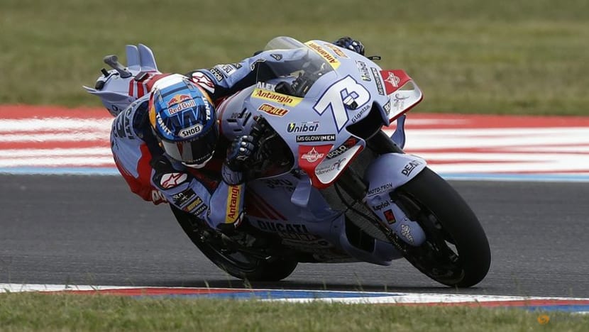 Alex Marquez battles fire and damp track to take pole at Argentina GP Alex Marquez battles fire and damp track to take pole at Argentina GP