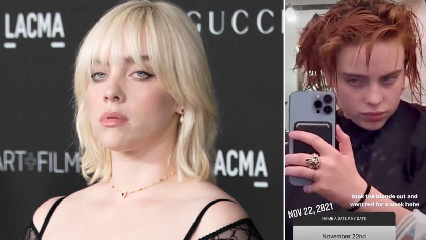 Billie Eilish Secretly Had Red Hair For A Week In 2021