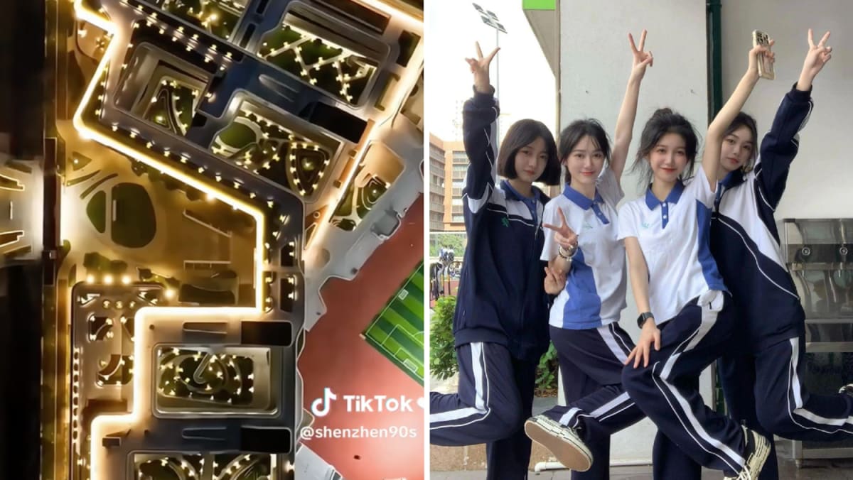 Photo of #Trend: Stredné školy v Shenzhene sa šíria na TikTok pre ich luxusné areály a obľúbené školské uniformy