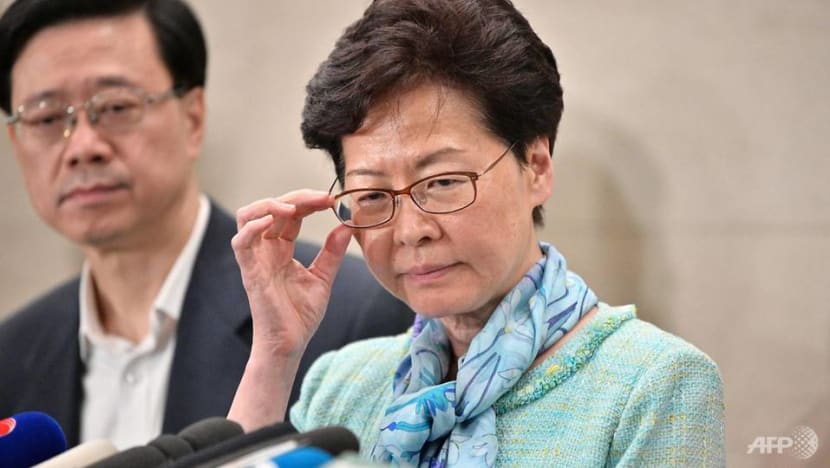Hong Kong leader condemns 'extremely violent' storming of parliament Hong Kong leader condemns 'extremely violent' storming of parliament