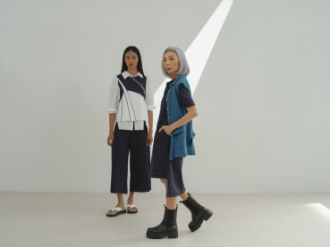 Singapore's sexagenarian model Ong Bee Yan launches an ageless fashion capsule with local label