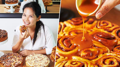 Retrenched From Job, This Lady Now Sells The Best Caramel Cinnamon Rolls In Town