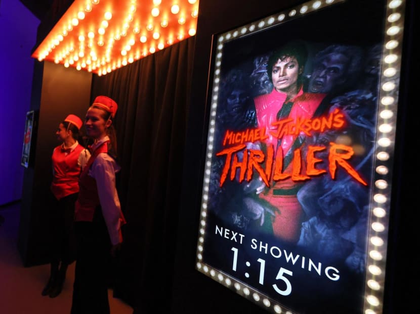 A view of the Michael Jackson Thriller 40 Immersive Experience honoring the 40th anniversary of "Thriller" at Center 415 on Nov 18, 2022 in New York City.
