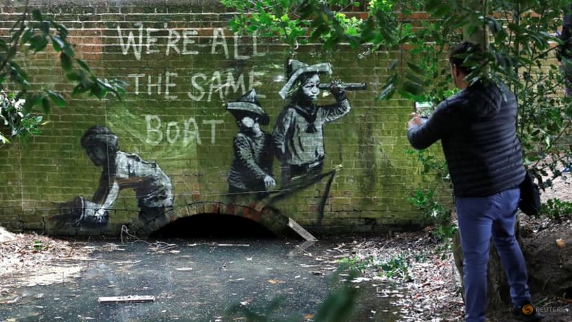 A Great British Spraycation: Banksy's new seaside murals A Great British Spraycation: Banksy's new seaside murals
