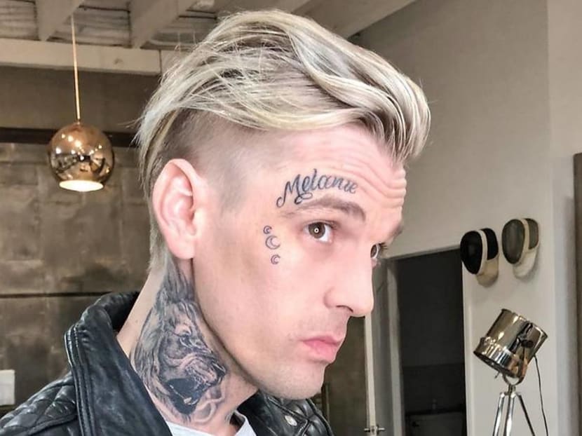Aaron Carter just tattooed his face again – with his girlfriend’s name Aaron Carter just tattooed his face again – with his girlfriend’s name