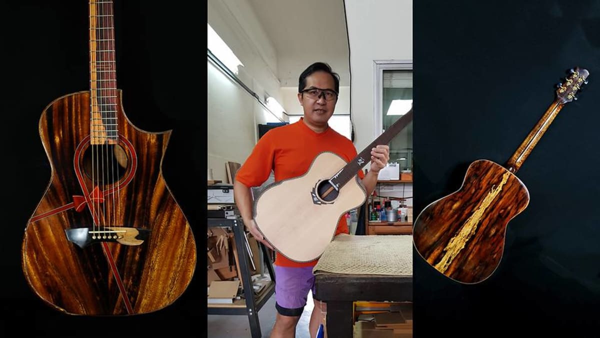 Modal kreatif: Singapura yang membuat gitar dan mengajari Anda cara membuatnya sendiri