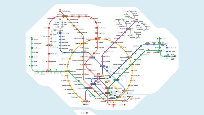 New MRT map launched with Circle Line as focal point