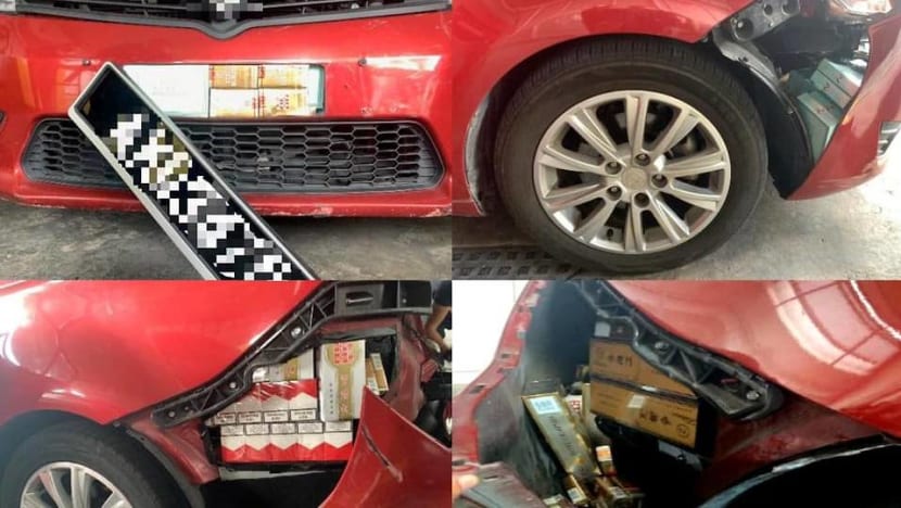 Cigarettes found hidden in modified car compartments at Woodlands Checkpoint Cigarettes found hidden in modified car compartments at Woodlands Checkpoint