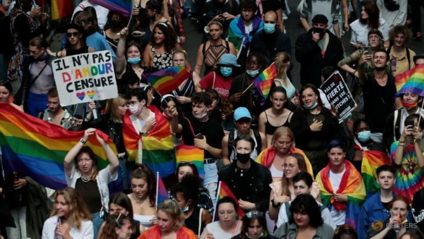 Thousands march in Paris' first LGBT pride since lockdown Thousands march in Paris' first LGBT pride since lockdown