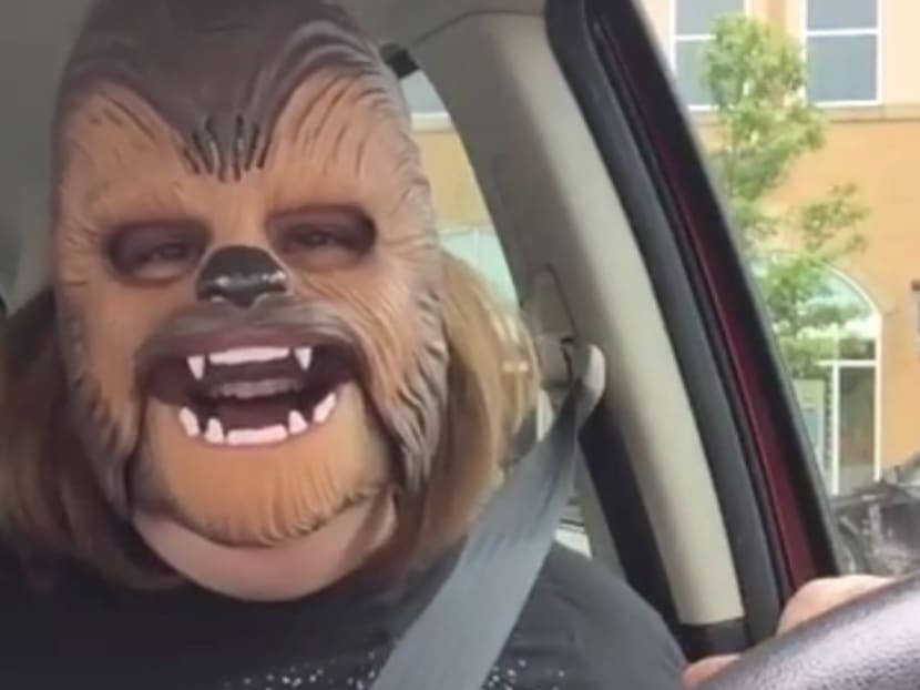 ‘Happy Chewbacca’ video is a conquering force on social media