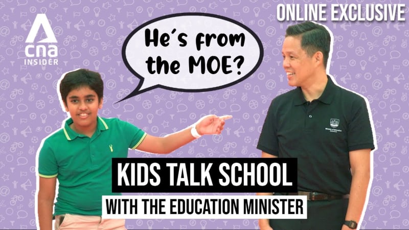 Kids talk school