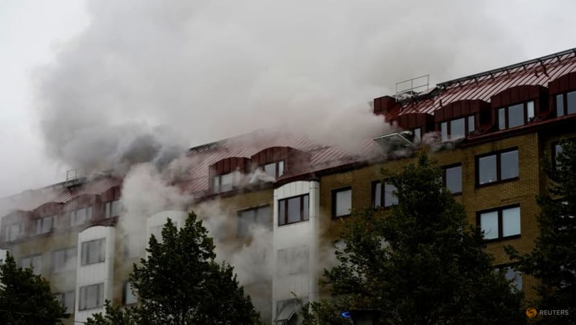Blast rocks residential area in Sweden's Gothenburg, four badly hurt Blast rocks residential area in Sweden's Gothenburg, four badly hurt