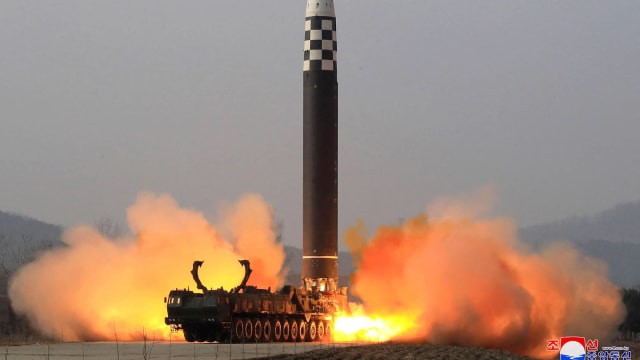 朝鲜时隔26天再射导弹 日韩估计是弹道导弹