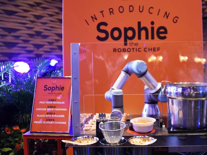 Meet the laksa robot for hire that dishes out 80 bowls an hour