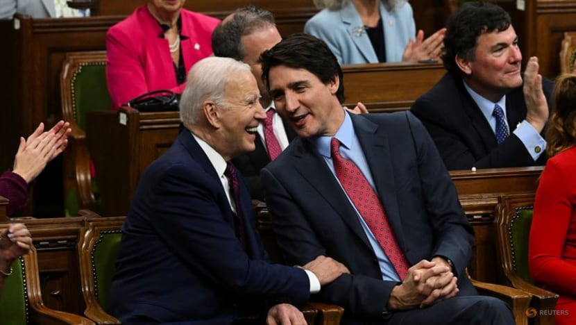 Biden, Trudeau pledge to stand together against authoritarian regimes