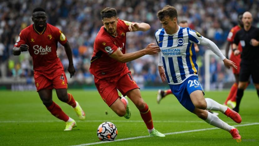 Football: Brighton go joint top with win over Watford Football: Brighton go joint top with win over Watford