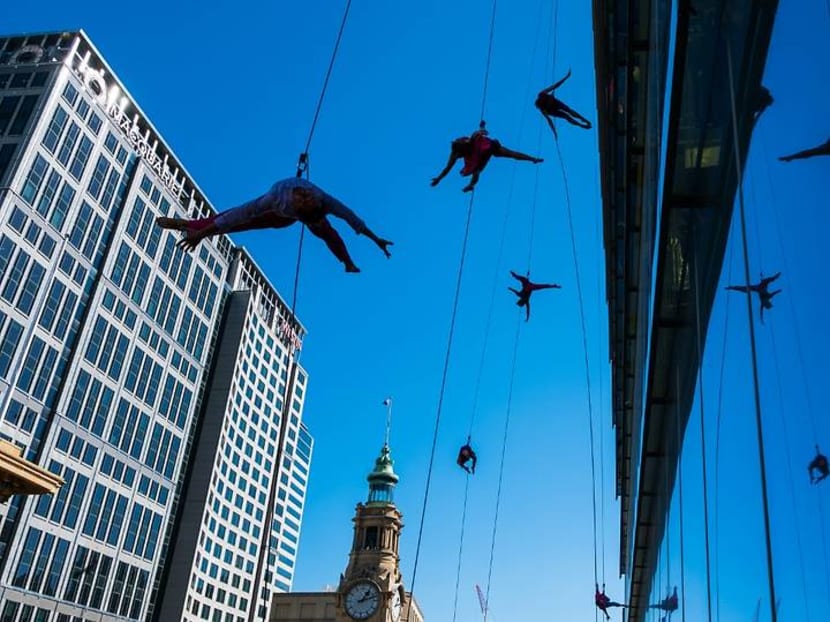 'Vertical dancers' to use ION Orchard's facade as a high-rise performance stage 'Vertical dancers' to use ION Orchard's facade as a high-rise performance stage