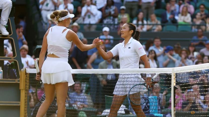 Tan's dream run ended by Anisimova at Wimbledon