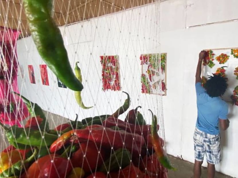 Nigerian artist creates rotting exhibit as coronavirus warning Nigerian artist creates rotting exhibit as coronavirus warning