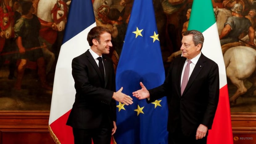 Italy, France to deepen ties as Merkel's exit tests European diplomacy