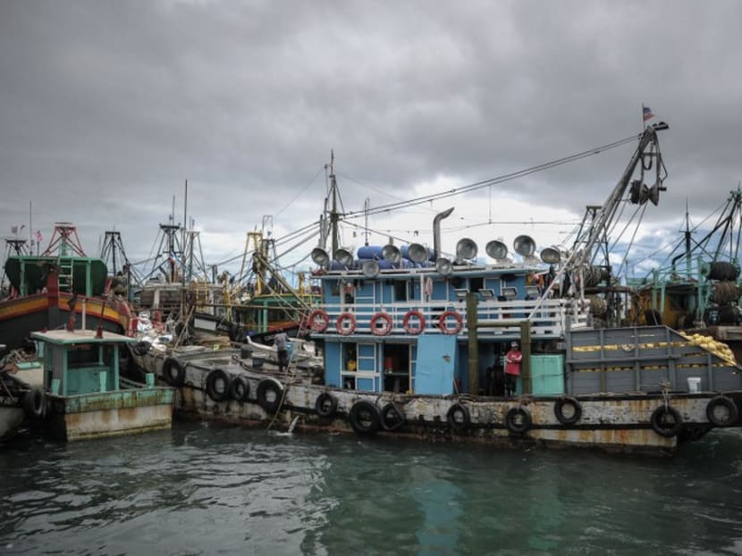 A fishing boat docked at Kota Kinabalu in the Malaysian Borneo state of Sabah in 2015. Photo: AFP