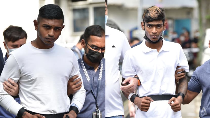 Suspects in Boon Lay Drive slashing incident taken back to car park where attack happened Suspects in Boon Lay Drive slashing incident taken back to car park where attack happened