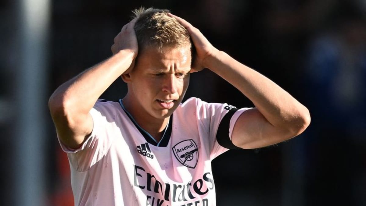 Injured Zinchenko, Partey set to miss Arsenal's clash with Villa - CNA