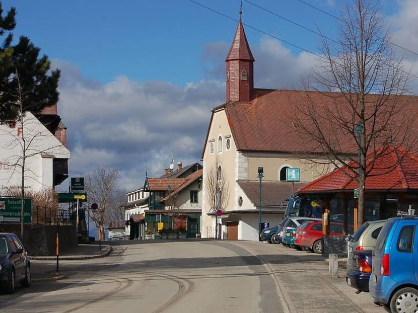 An Austrian tourist village named Saint Corona draws unwanted attention