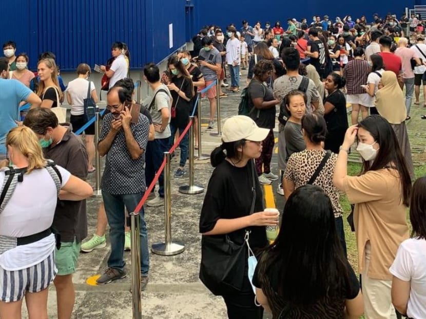 Crowd heads to Ikea ahead of closure on Tuesday, company says online store to continue Crowd heads to Ikea ahead of closure on Tuesday, company says online store to continue