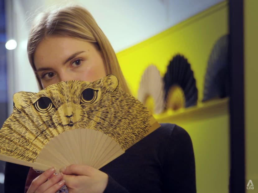 Used by Katy Perry and Lady Gaga, could a handmade French fan be the next 'it' accessory? Used by Katy Perry and Lady Gaga, could a handmade French fan be the next 'it' accessory?