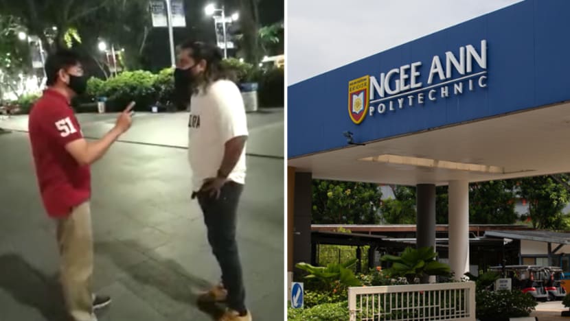Politeknik Ngee Ann dijangka pecat pensyarah; hambur komen perkauman terhadap pasangan berlainan kaum; Islamofobia dalam kelas Politeknik Ngee Ann dijangka pecat pensyarah; hambur komen perkauman terhadap pasangan berlainan kaum; Islamofobia dalam kelas
