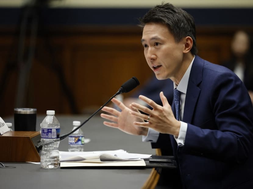 TikTok CEO Chew Shou Zi testifies before the House Energy and Commerce Committee in the Rayburn House Office Building on Capitol Hill on March 23, 2023 in Washington, DC. TikTok CEO Chew Shou Zi testifies before the House Energy and Commerce Committee in the Rayburn House Office Building on Capitol Hill on March 23, 2023 in Washington, DC.