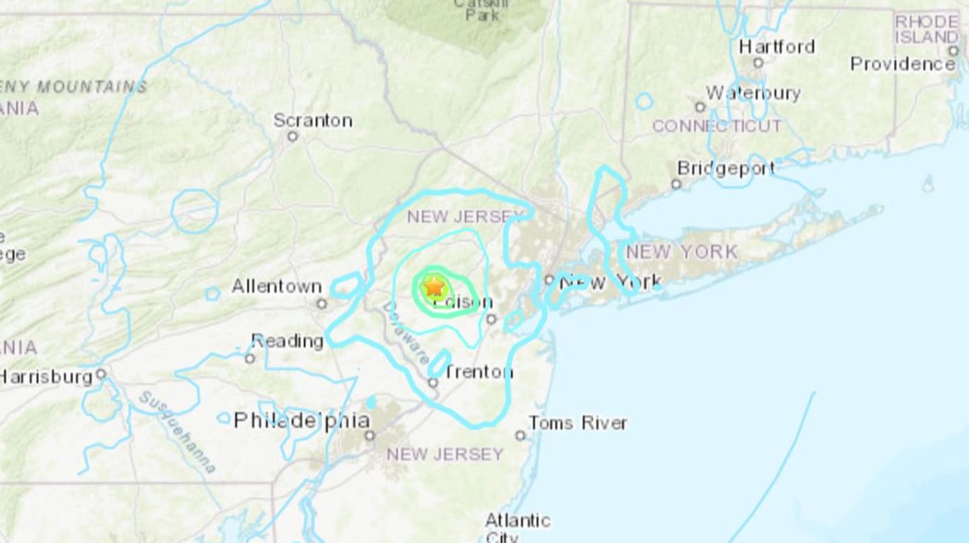 美国纽约发生4.8级地震- 8world