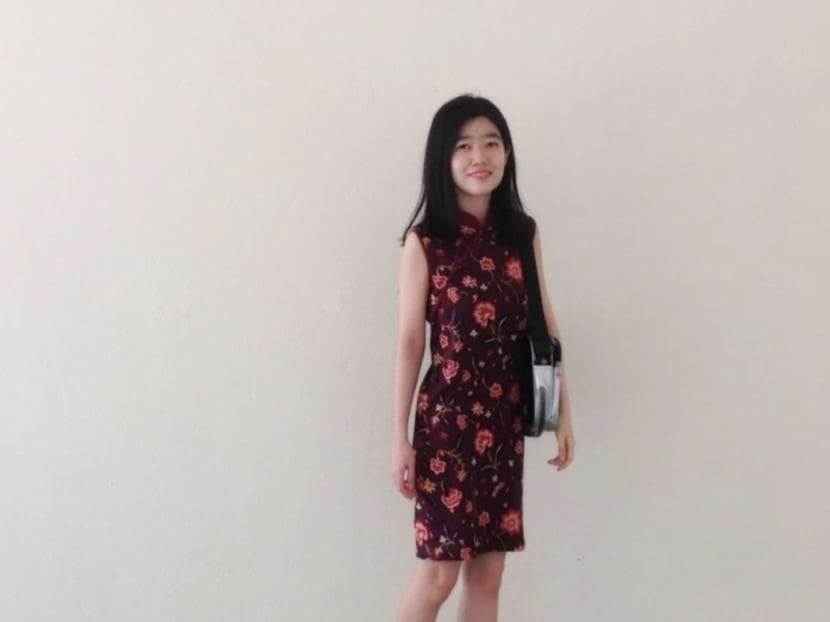 The author (pictured) in her favourite cheongsam. She says she likes it because of its functionality for both casual and semi-formal occasions.