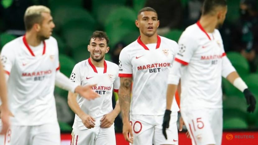 Football: Sevilla reach Champions League last 16 with 2-1 win at Krasnodar Football: Sevilla reach Champions League last 16 with 2-1 win at Krasnodar