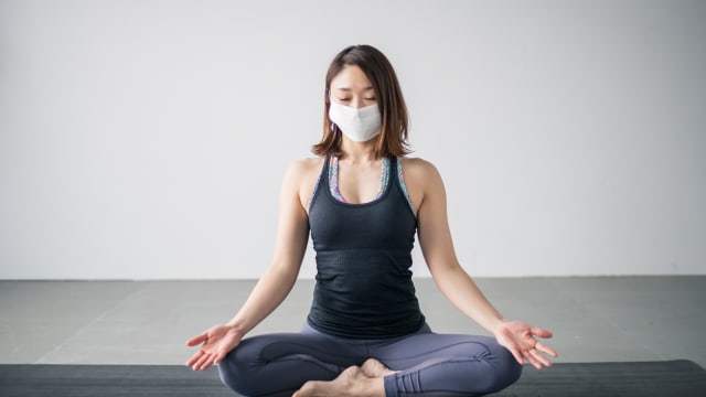 低强度运动可在室内健身房进行 但必须全程戴口罩
