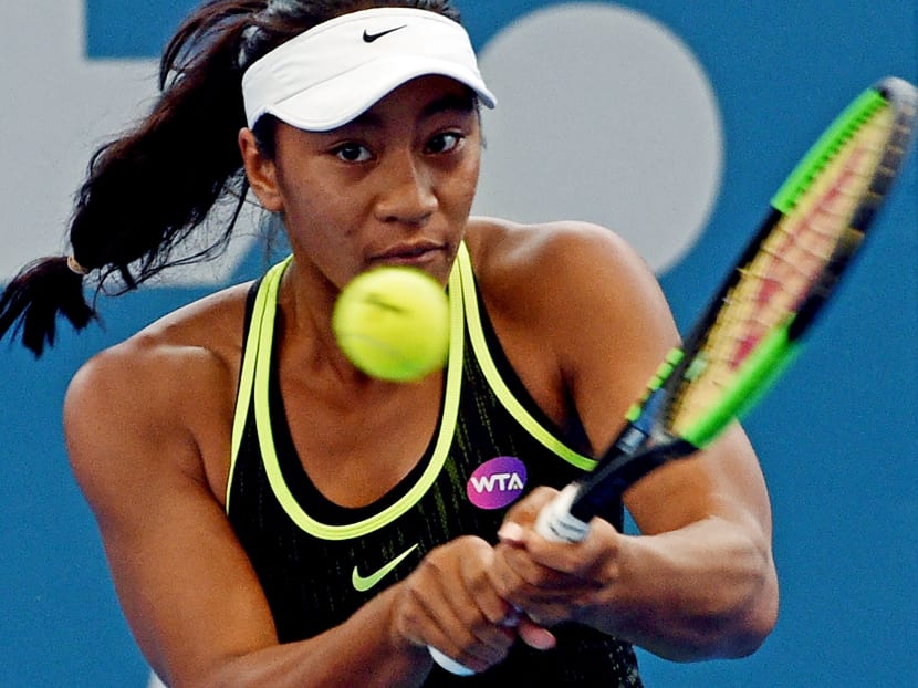 Aiava will also create history at the Australian Open later this month when she becomes the first player born in the 2000s to play in the main draw of a Grand Slam tournament after receiving a wildcard entry. Photo: AFP