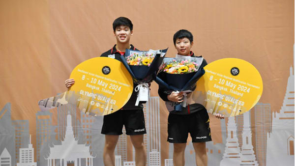 Singapore table tennis players Izaac Quek, Zeng Jian qualify for Paris 2024 Olympics
