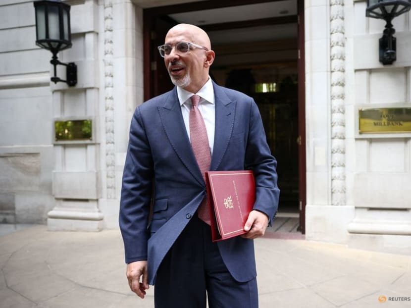 British Chancellor of the Exchequer and Conservative leadership candidate Nadhim Zahawi leaves a television studio in London, Britain, July 13, 2022. REUTERS/Henry Nicholls