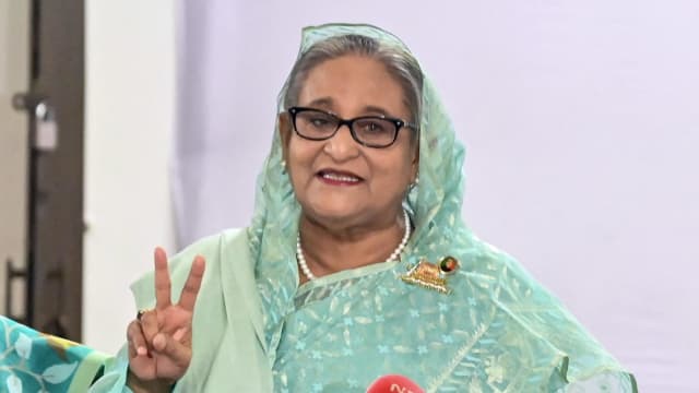 孟加拉执政党在大选中赢得国会过半席位 哈西娜几乎肯定能第五度出任总理