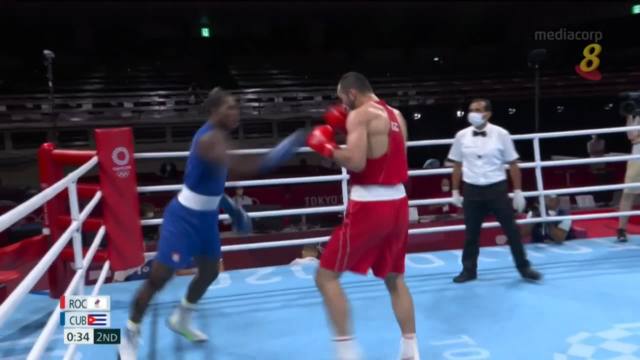 男子重量级拳击决赛 古巴名将5比0完胜